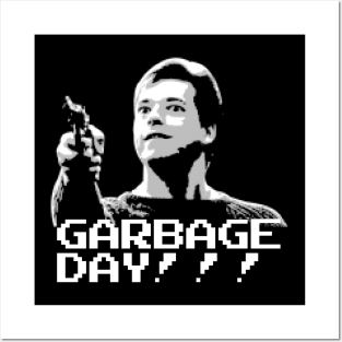 Pixel Garbage Day Posters and Art